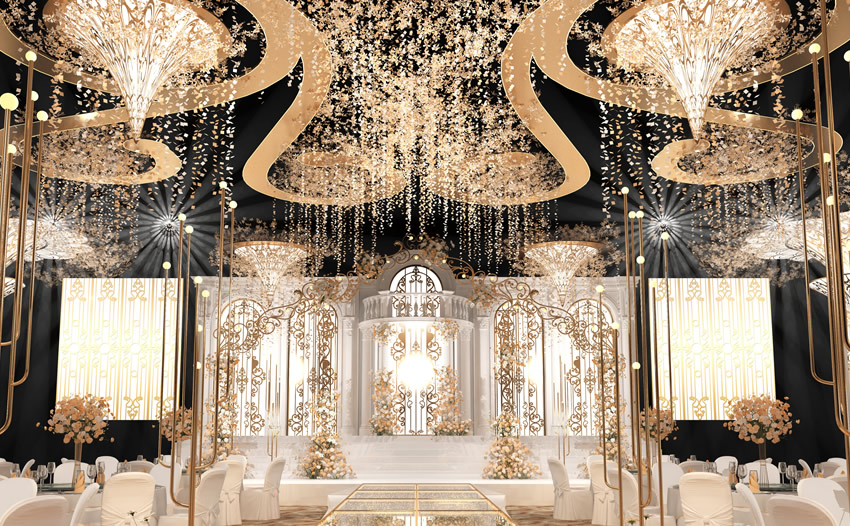 巴楚花木兰喜事汇金色大厅效果展示